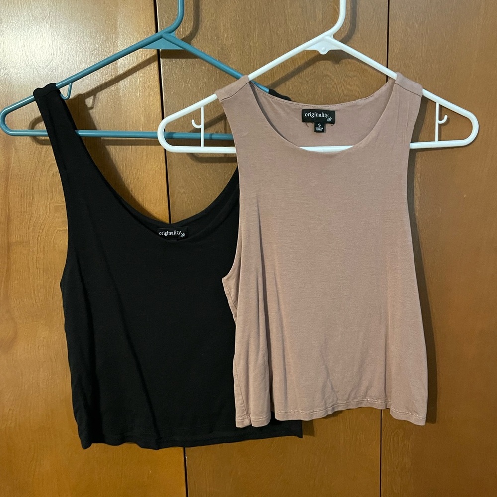 Dry Goods cropped tank top BUNDLE small
